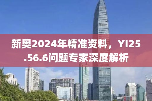 新奧2024年精準(zhǔn)資料，YI25.56.6問(wèn)題專(zhuān)家深度解析