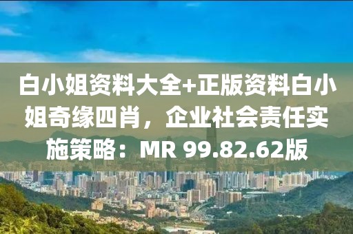 白小姐資料大全+正版資料白小姐奇緣四肖，企業(yè)社會(huì)責(zé)任實(shí)施策略：MR 99.82.62版