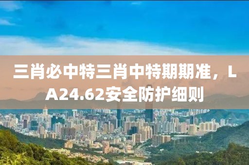 三肖必中特三肖中特期期準(zhǔn)，LA24.62安全防護細(xì)則
