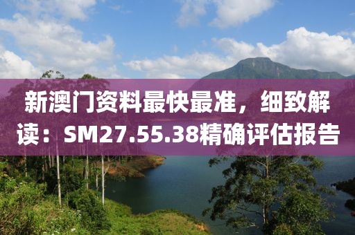 新澳門資料最快最準(zhǔn)，細(xì)致解讀：SM27.55.38精確評(píng)估報(bào)告