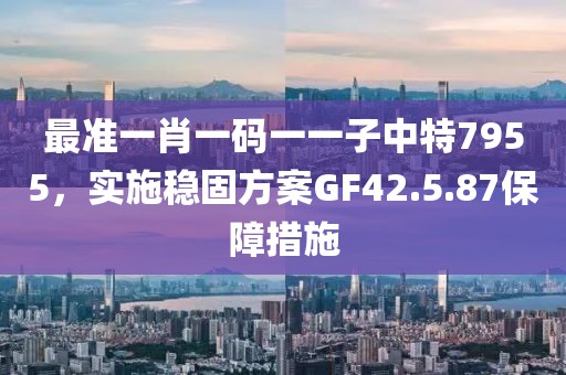 最準(zhǔn)一肖一碼一一子中特7955，實施穩(wěn)固方案GF42.5.87保障措施