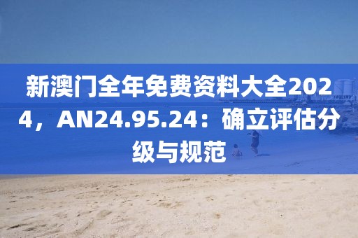 新澳門全年免費資料大全2024，AN24.95.24：確立評估分級與規(guī)范