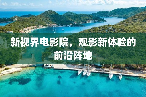 新視界電影院，觀影新體驗的前沿陣地