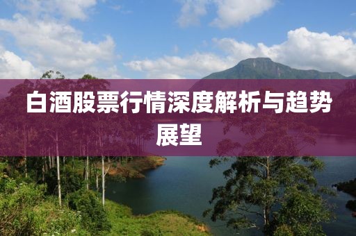 白酒股票行情深度解析與趨勢(shì)展望