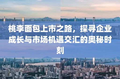 桃李面包上市之路，探尋企業(yè)成長與市場機遇交匯的奧秘時刻