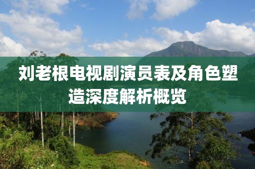 劉老根電視劇演員表及角色塑造深度解析概覽
