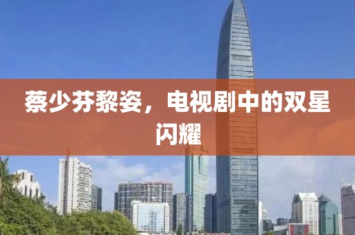 蔡少芬黎姿，電視劇中的雙星閃耀