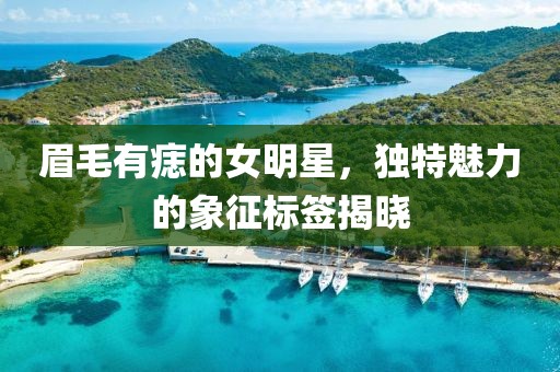 眉毛有痣的女明星，獨特魅力的象征標簽揭曉